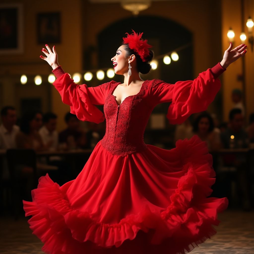 Bailarines de flamenco