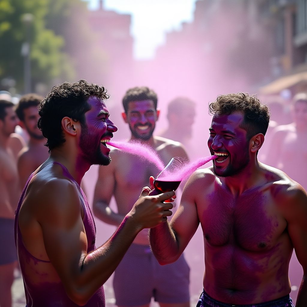 Guerra de vino en Haro